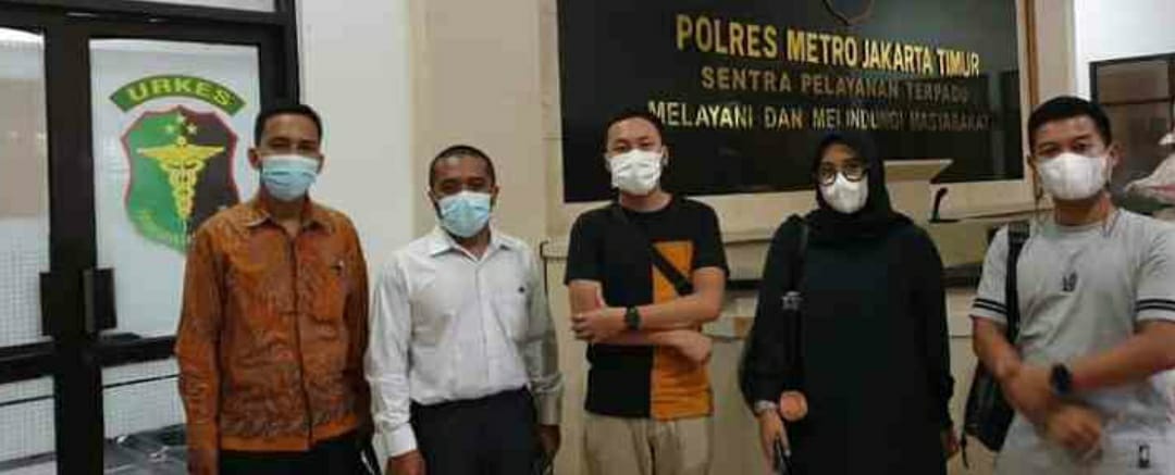 foto, tim kuasa hukum Radhiyan Pet and Care, kordinasi dengan Kepolisian Metropolitan Jakarta Timur