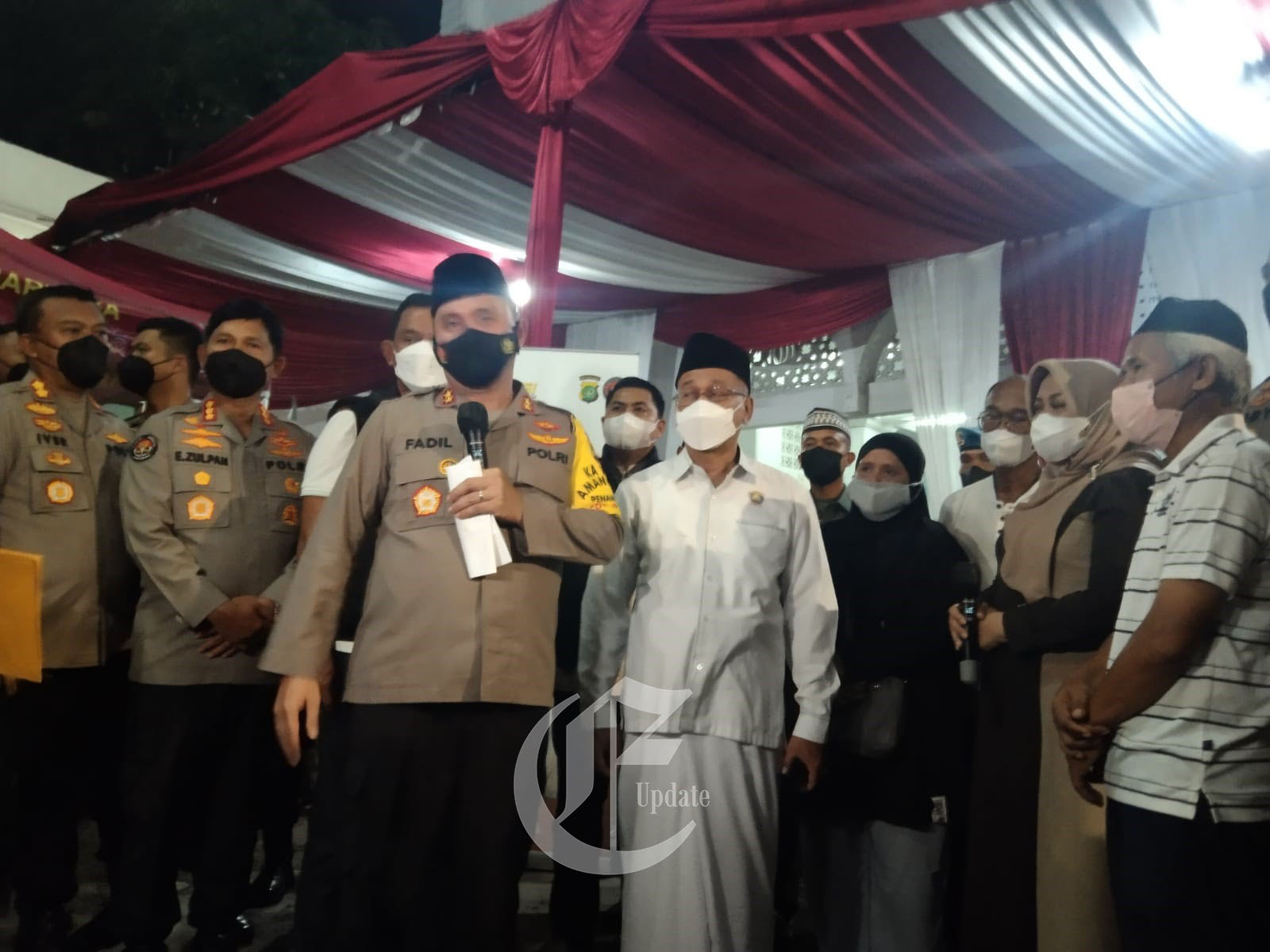 foto: Kapolda Metro Jaya, Irjen Pol. Dr. Fadil Imran dan jajarannya melakukan kunjungan vaksinasi 