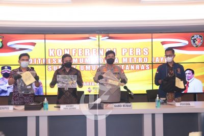 foto: Konferensi Pers Ditreskrimum Polda Metro Jaya ungkap kasus pembunuhan
