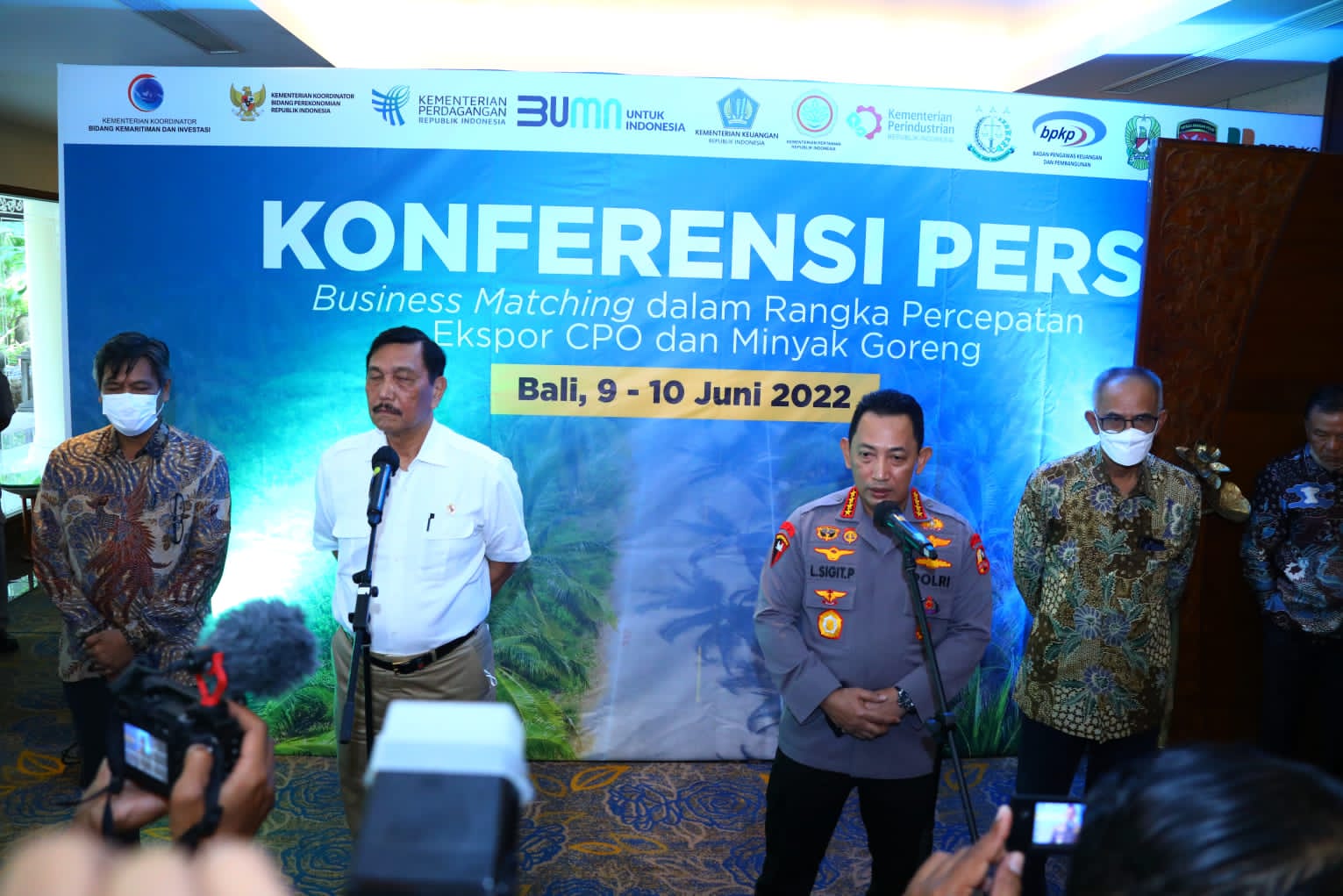 foto: Kapolri Jenderal Listyo Sigit Prabowo pada acara Business MGCR di Bali