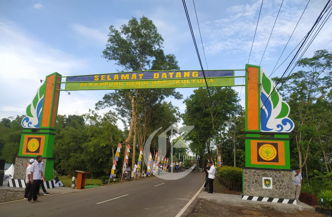 foto: Gerbang Kampung Benih, Kecamatan Kemiri, Kabupaten Purworejo