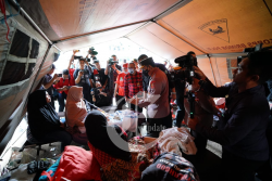foto: Kapolri pantau kondisi korban gempa di Cianjur