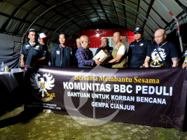 foto: BBC Skills berikan bantuan bagi korban bencana gempa di Cianjur