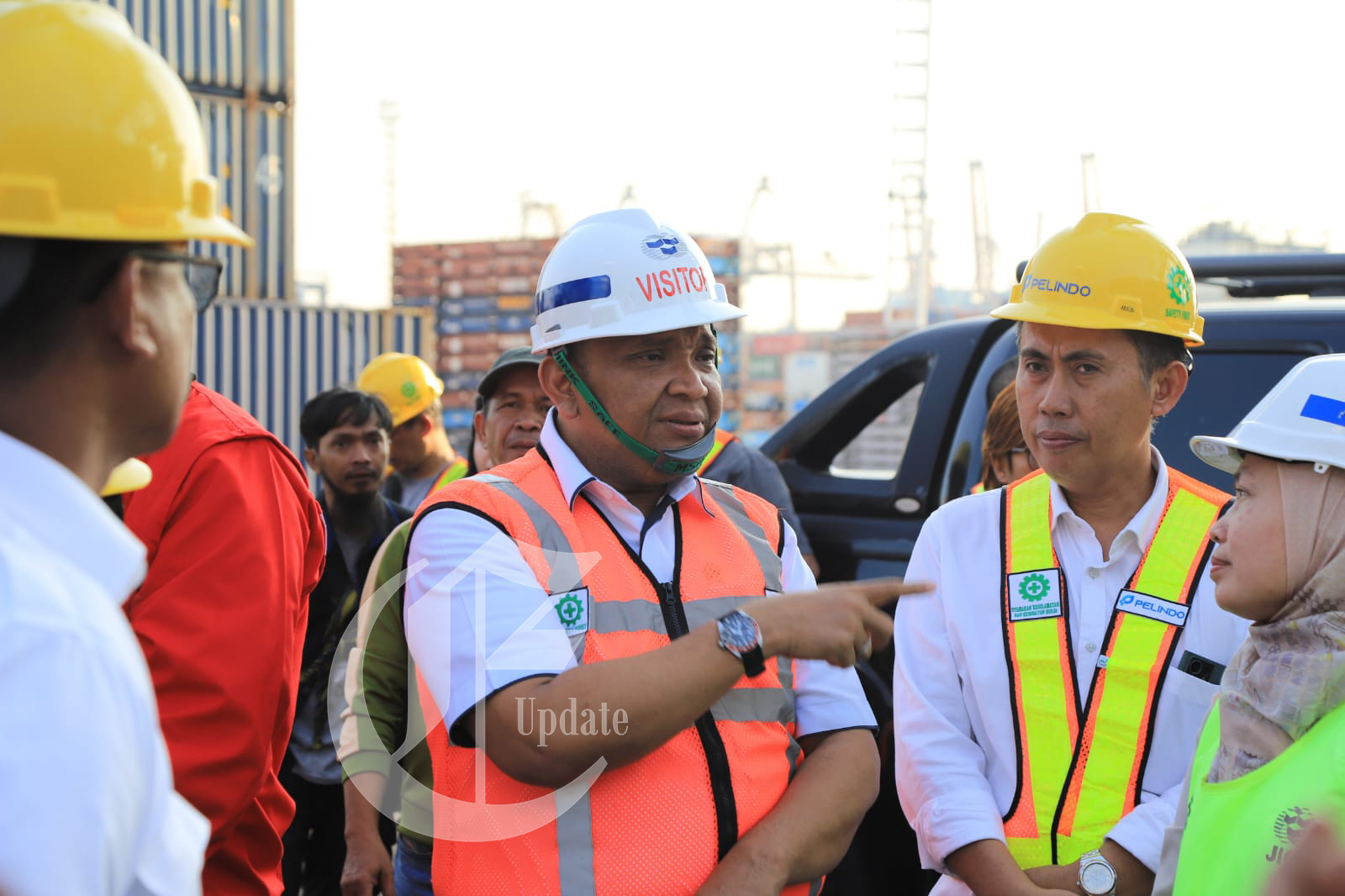 foto: Wamenaker RI kunjungan kerja ke Pelabuhan Tanjung Priok