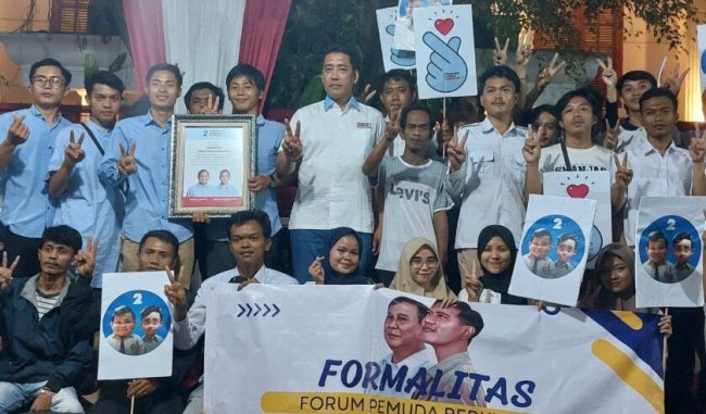 foto: Relawan Formalitas deklarasi dukung Prabowo Gibran 